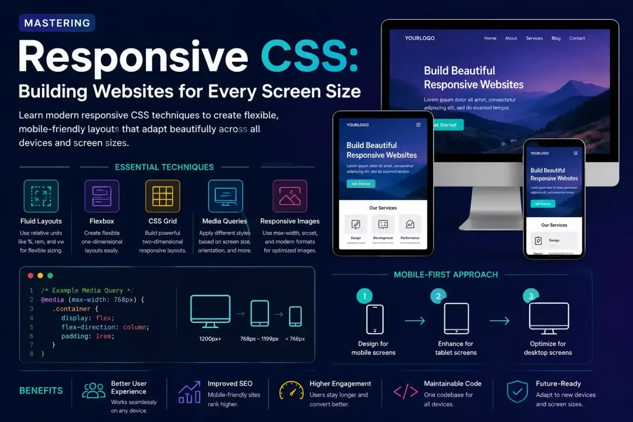 Mastering Responsive CSS: Building Websites for Every Screen Size